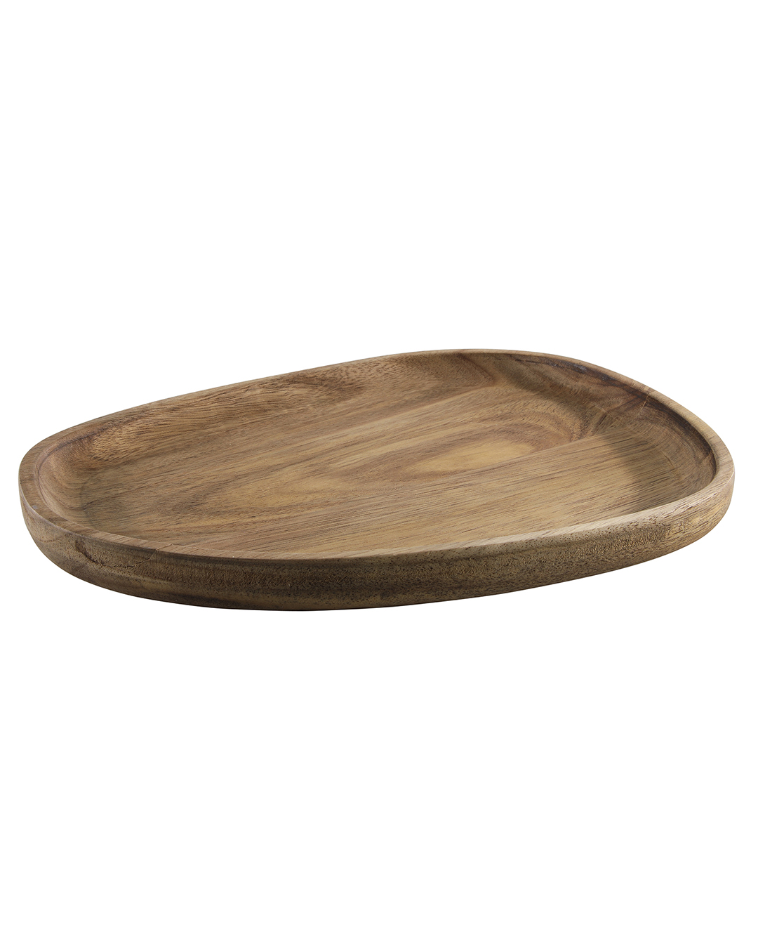 Plateau de service en bois 25 cm - Fronda Miele - plateau en bois, bois d'acacia