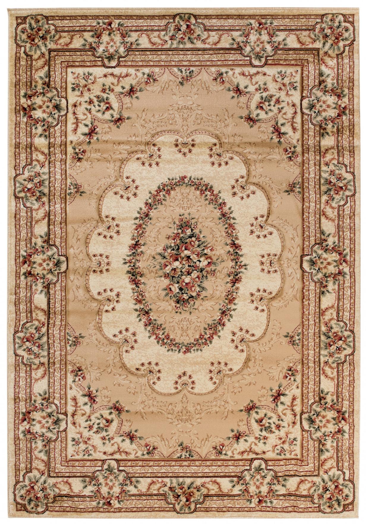 Tapis traditionnel Yesemek 5889A CREAM - crème, beige