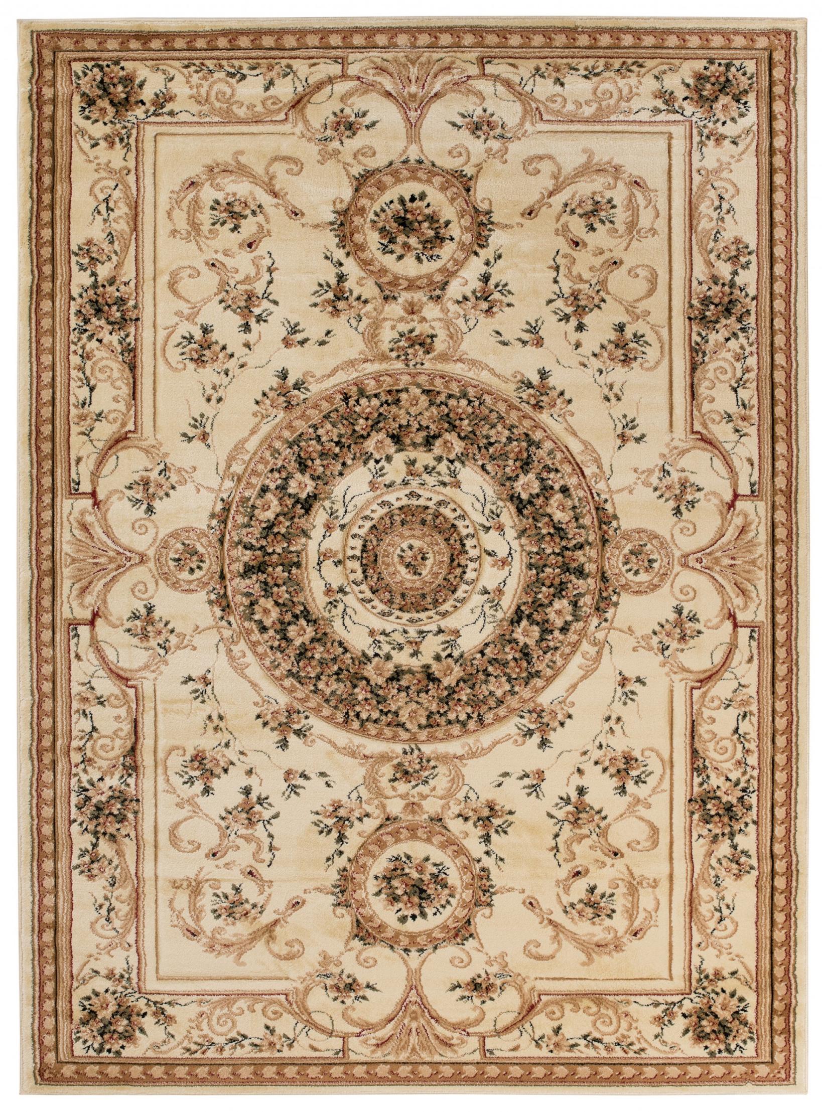 Tapis traditionnel Yesemek 6548A CREAM - crème