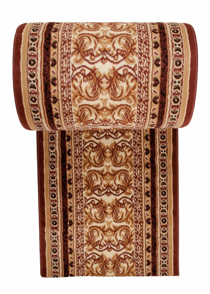 Tapis de couloir Au mètre linéaire Traditionnel - oriental ATLAS E950A marron - marron