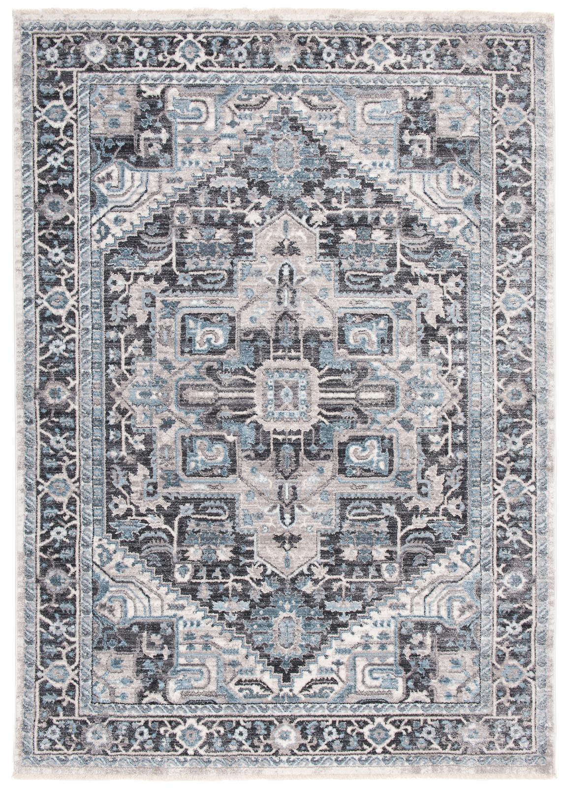 Mystic Traditional Rug 3783A ANTHRACITE SILVER - gris