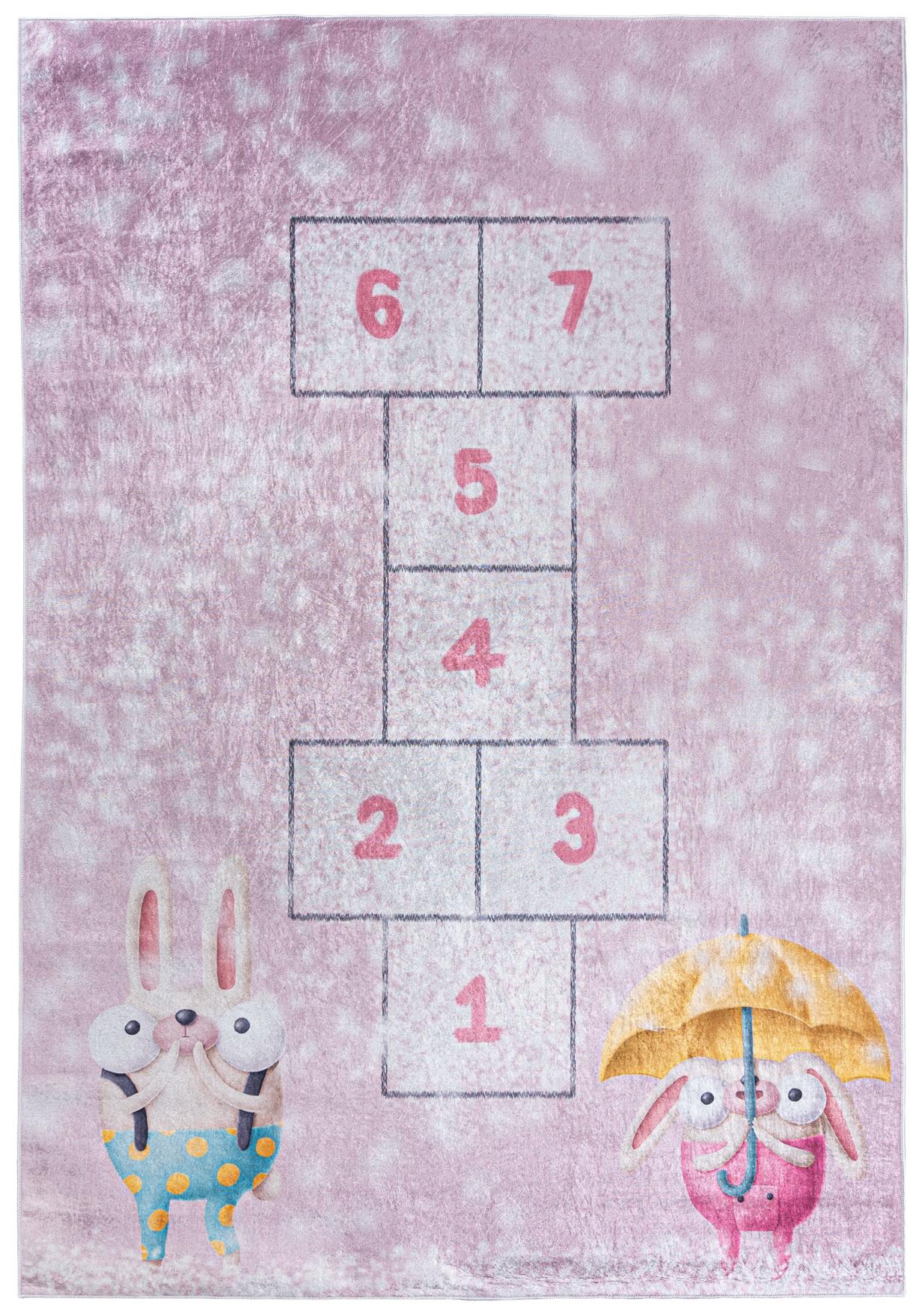 Tapis de classe pour bébé fille EMMA 2227 - rose