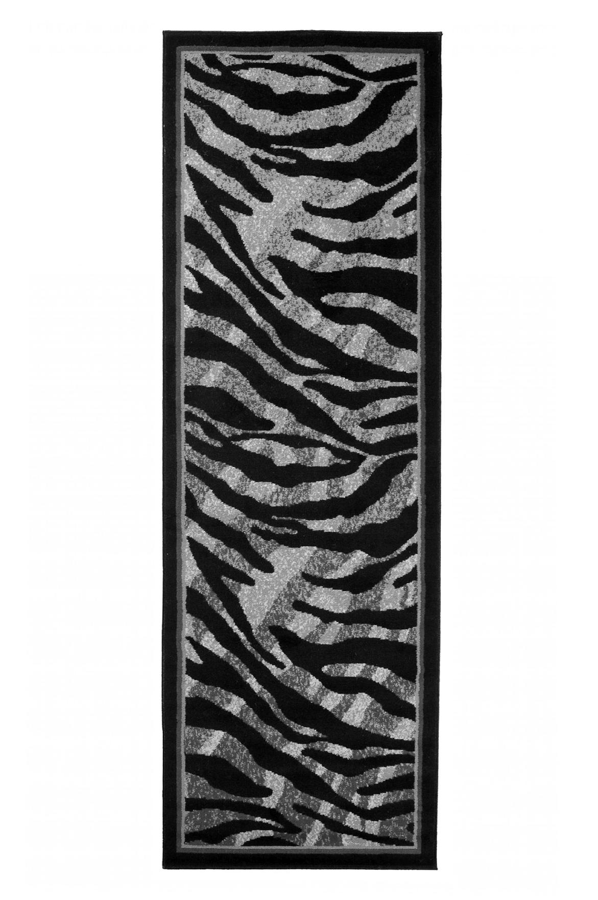 Tapis moderne Dream Animal 6601C BLACK - gris