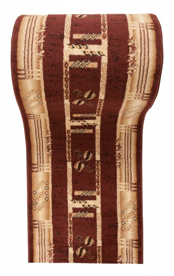 Tapis de couloir Au mètre ATLAS C766A marron - rétro, marron