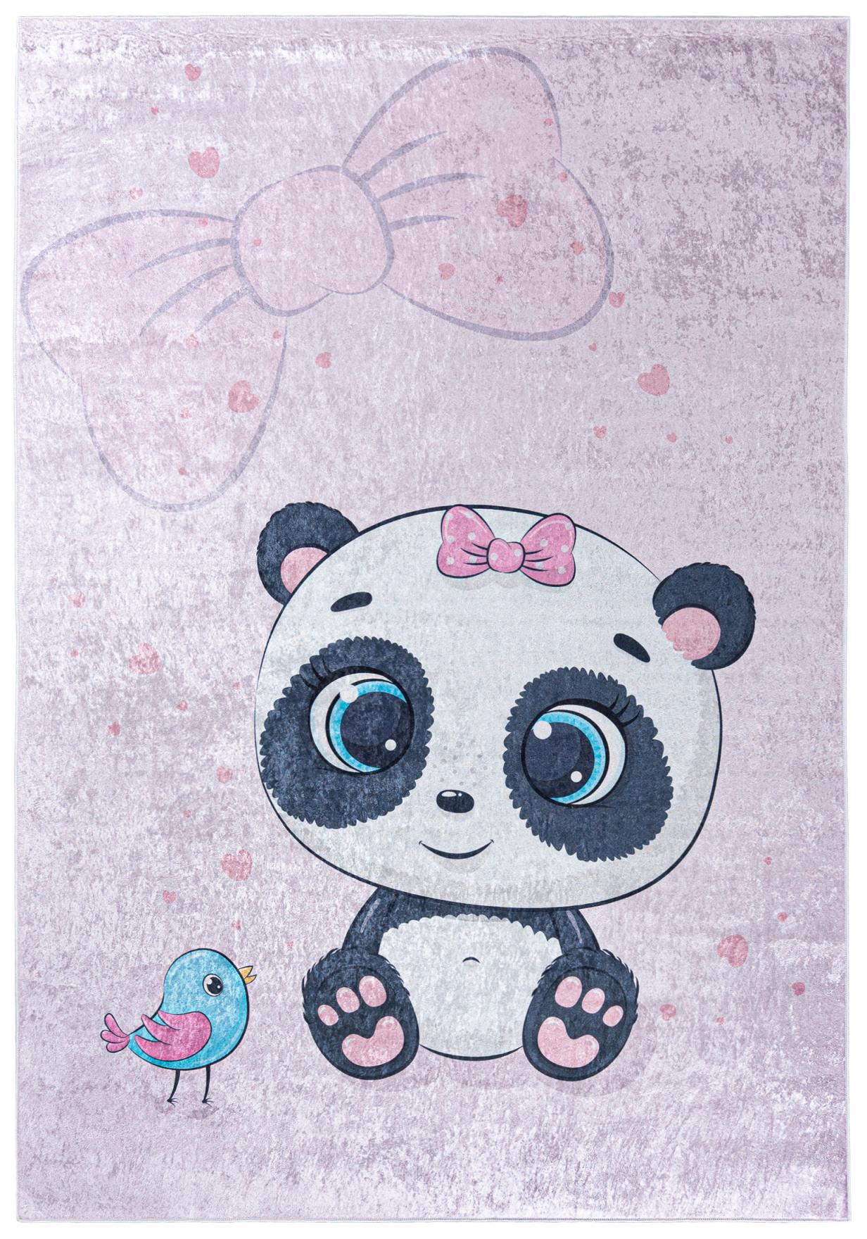 Tapis pour bébé Panda EMMA 2743 - rose