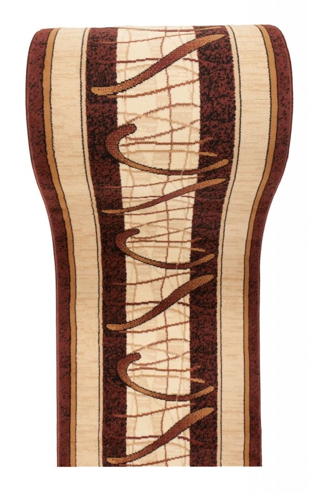 Tapis de passage  Au mètre ATLAS 5118D BROWN - rétro, marron