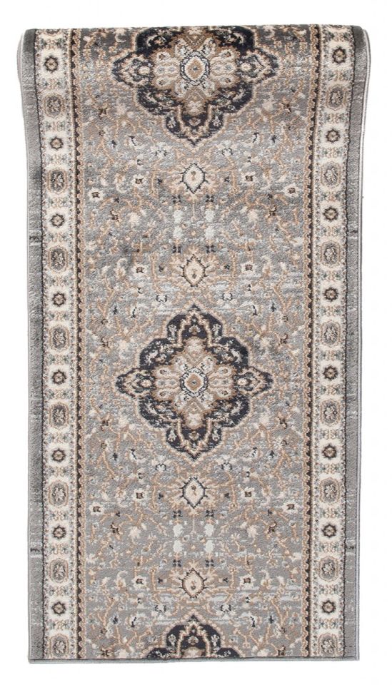 Tapis de couloir Au mètre Traditionnel - oriental COLORADO K468A gris - graphite, gris