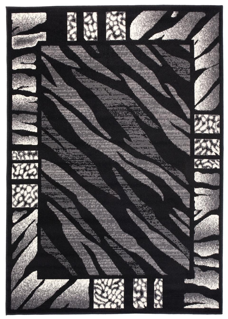 Tapis Modern Dream Animal J313B NOIR - gris