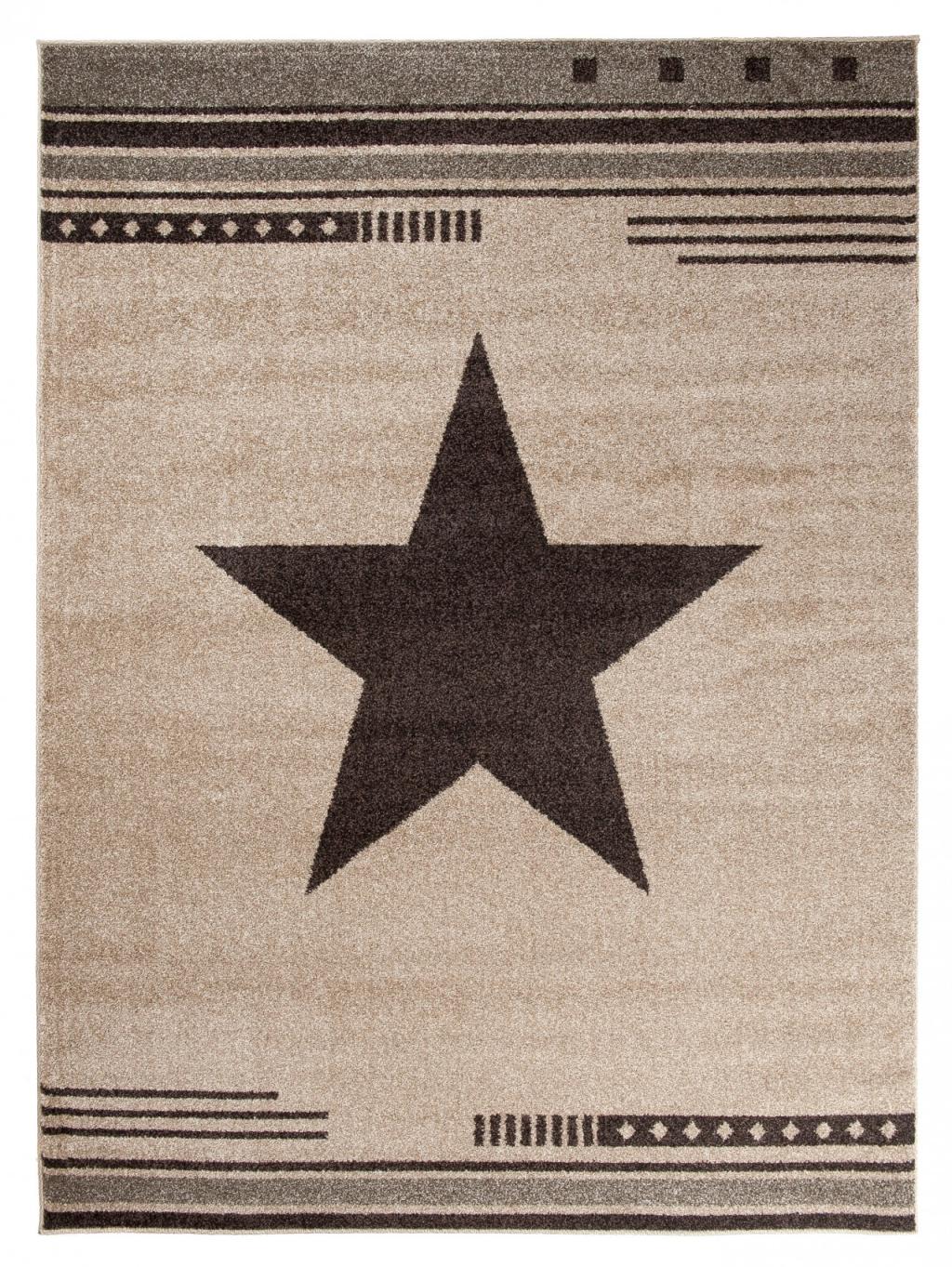 Tapis marocain moderne L916C CREAM - beige