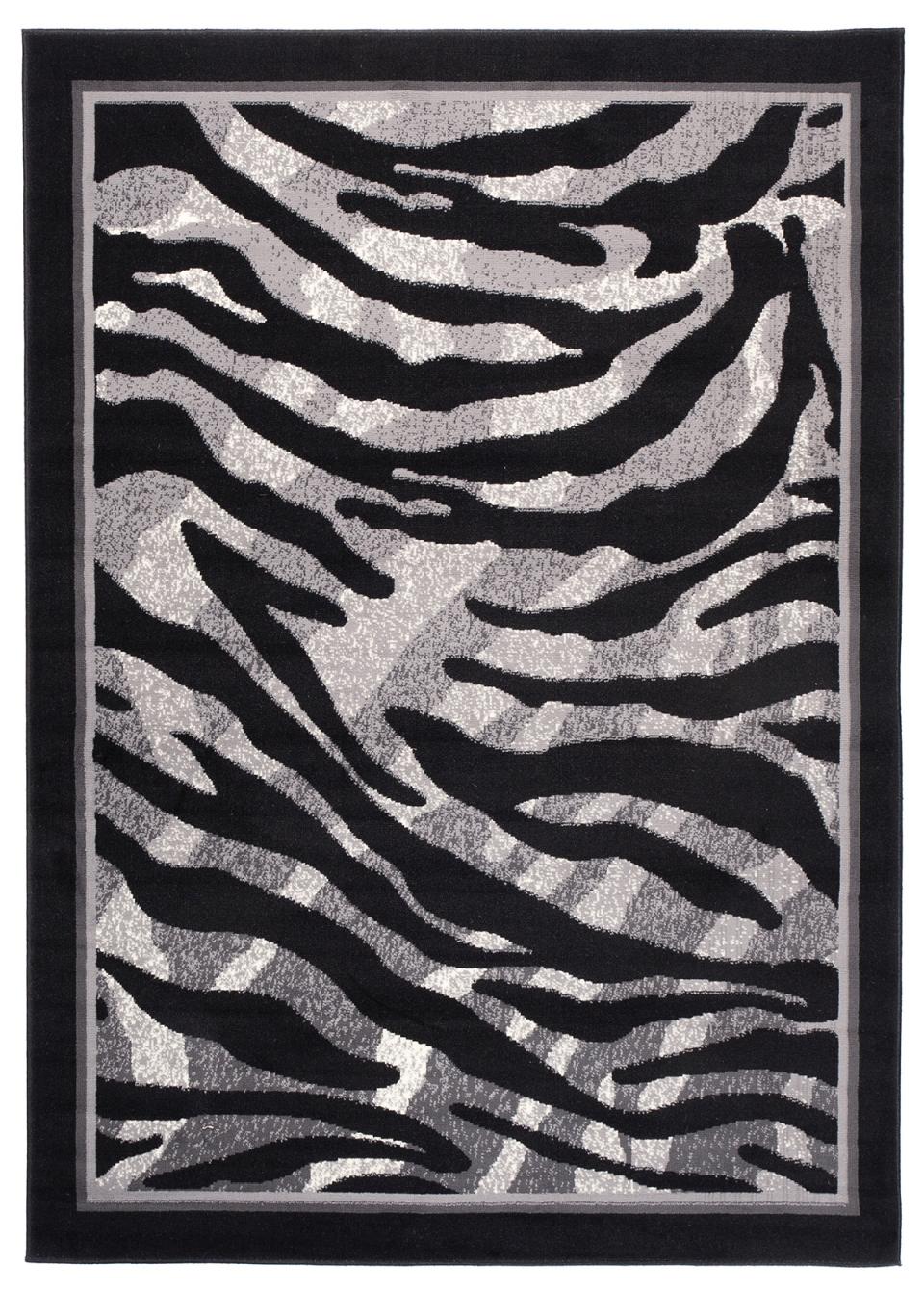 Tapis moderne Dream Animal 6601C BLACK - gris