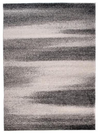 Tapis abstrait Sari moderne K206A DARK GRAY - gris