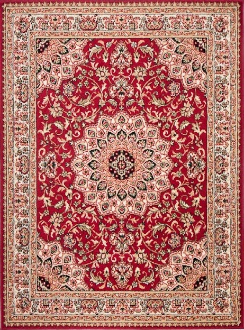 Tapis traditionnel de l'Atlas F740A RED - rouge