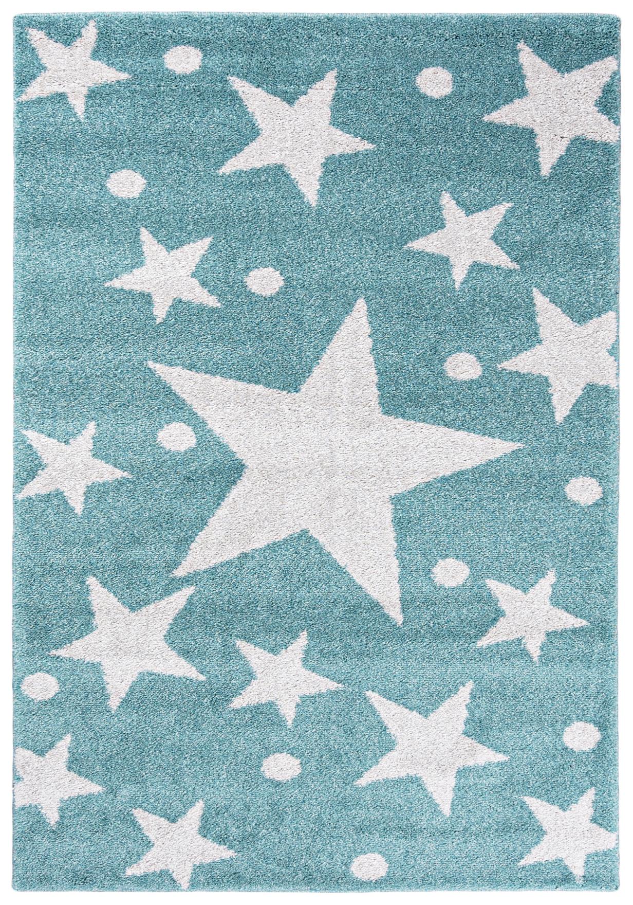 Luxverso Tapis géométrique pour enfants 1387A 25 - pastel, turquoise