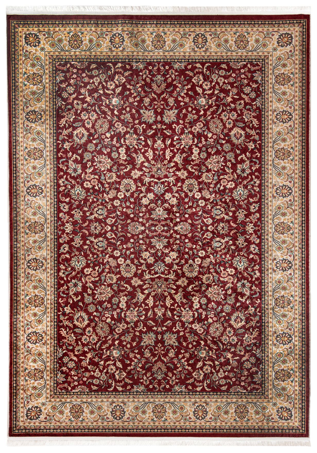 Tapis oriental traditionnel bourgogne VICTORIA 2740 - rouge