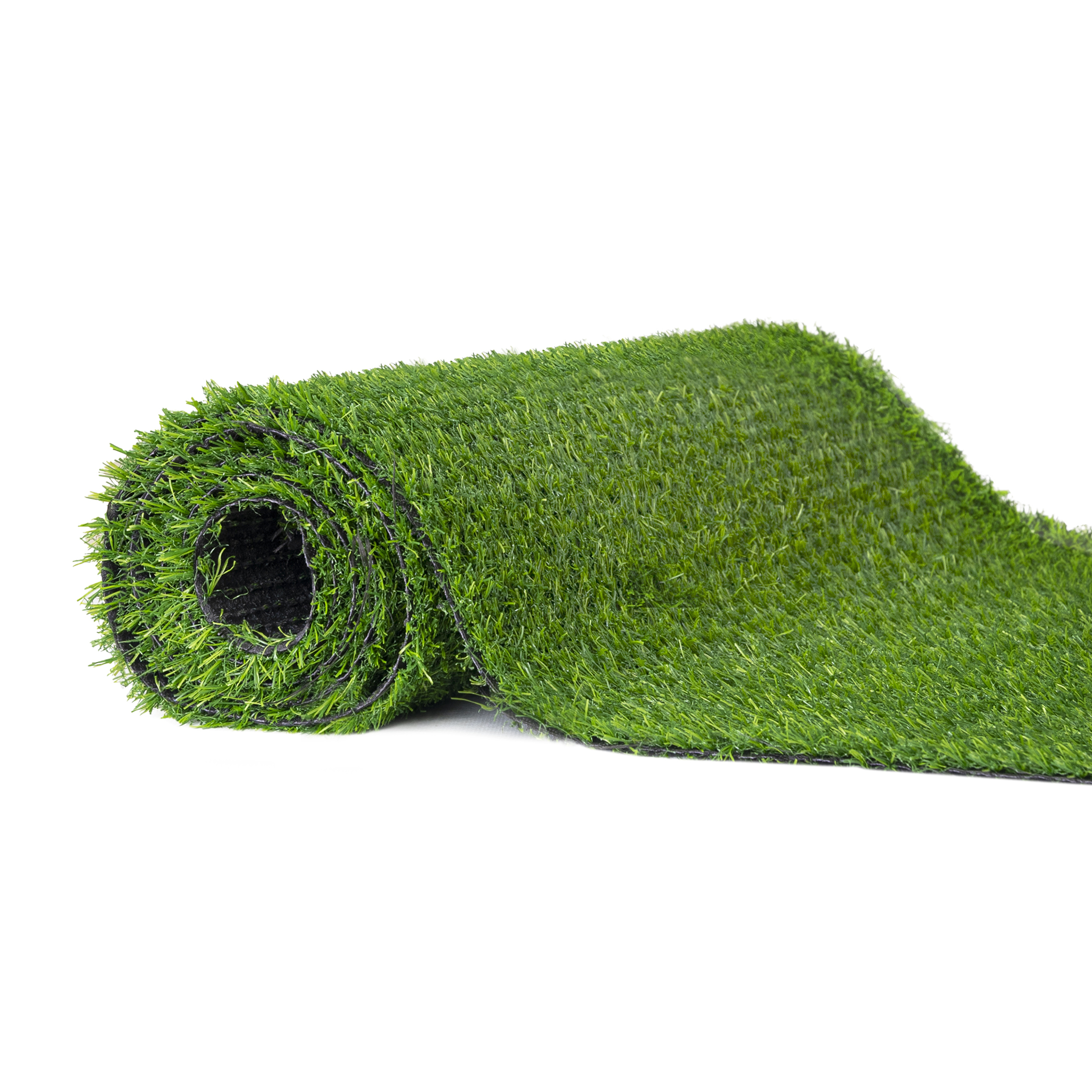 Gazon artificiel 20 mm / Tapis pour balcon, terrasse et jardin – vert, imperméable, vendu au mètre