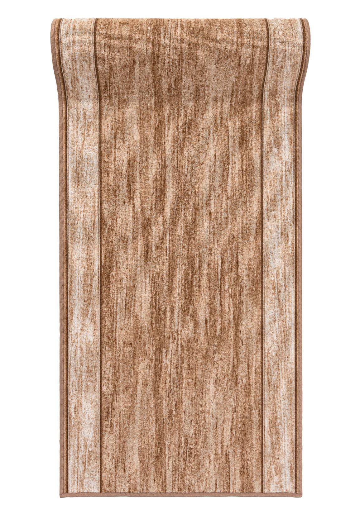 tapis de couloir avec dessous caoutchouté Antidérapant Au mètre GUMAZEL RAMA DESERT - cadre, rétro, marron