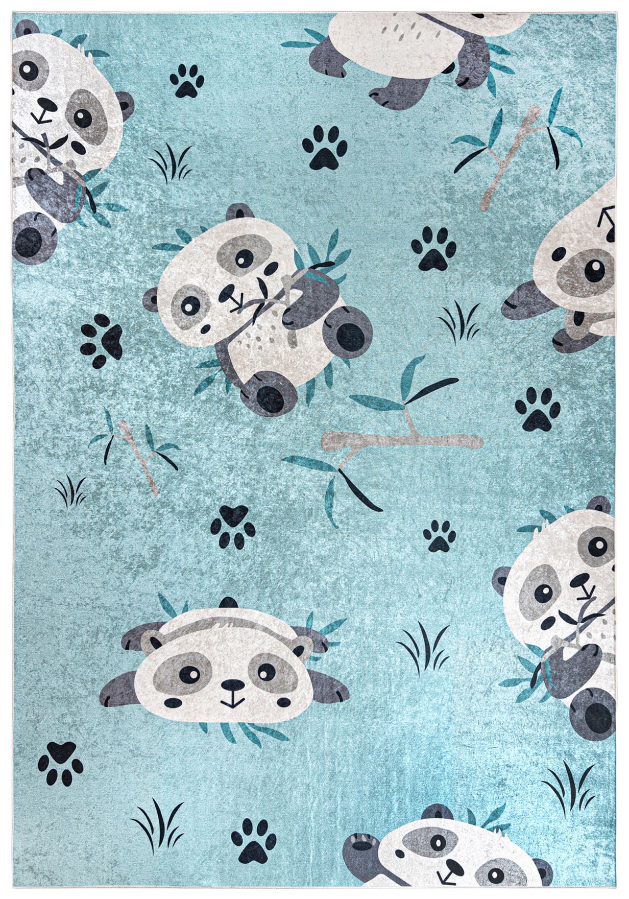 Tapis bébé bleu Panda EMMA 36460 - bleu