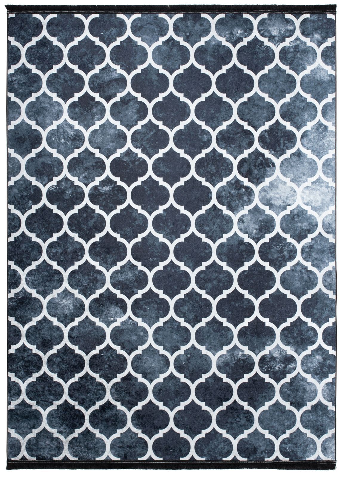 Tapis marocain moderne en forme de trèfle TOSCANA 45220 - gris