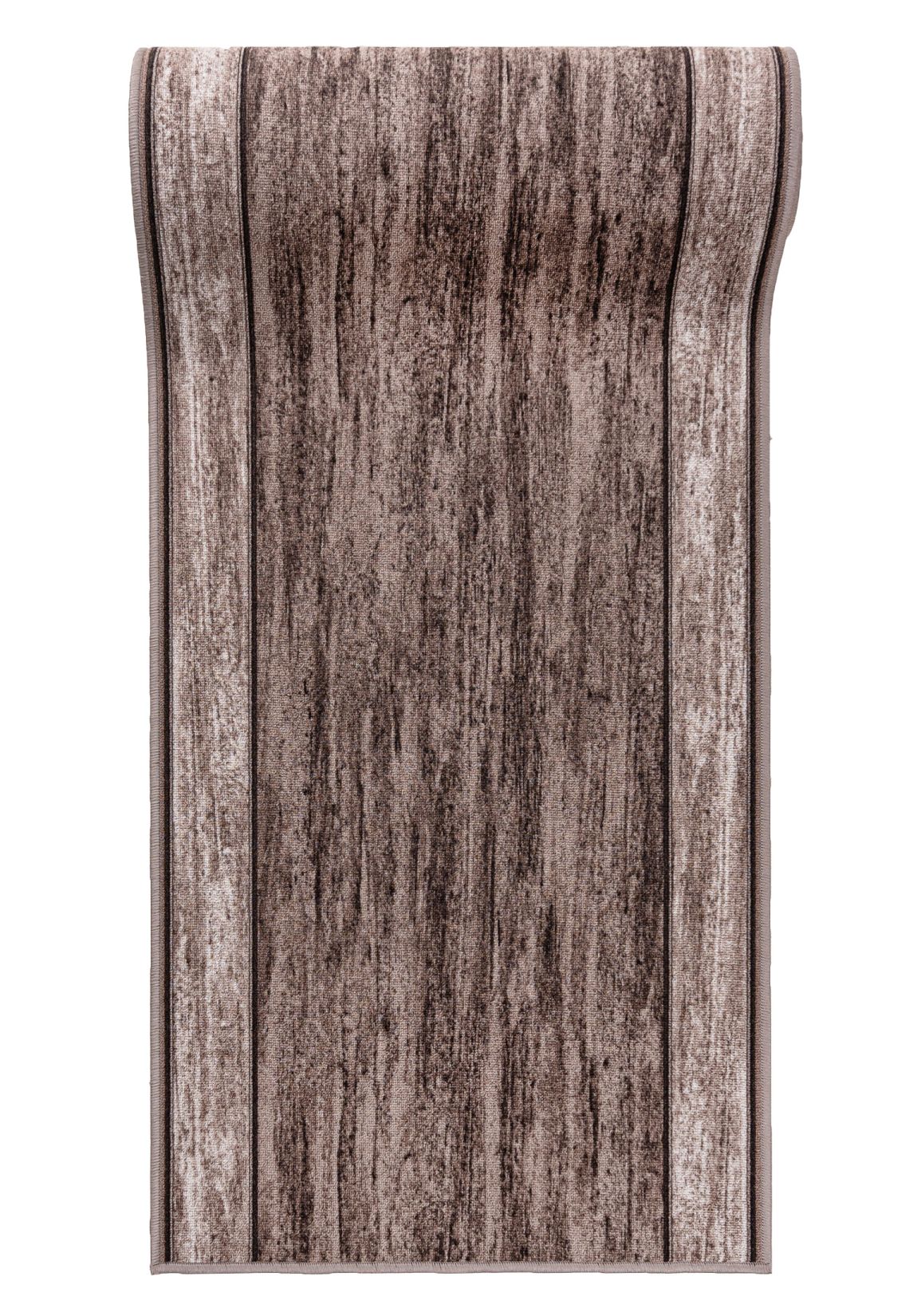 tapis de couloir avec dessous caoutchouté Antidérapant Au mètre GUMAZEL RAMA taupe - cadre, rétro, graphite, gris