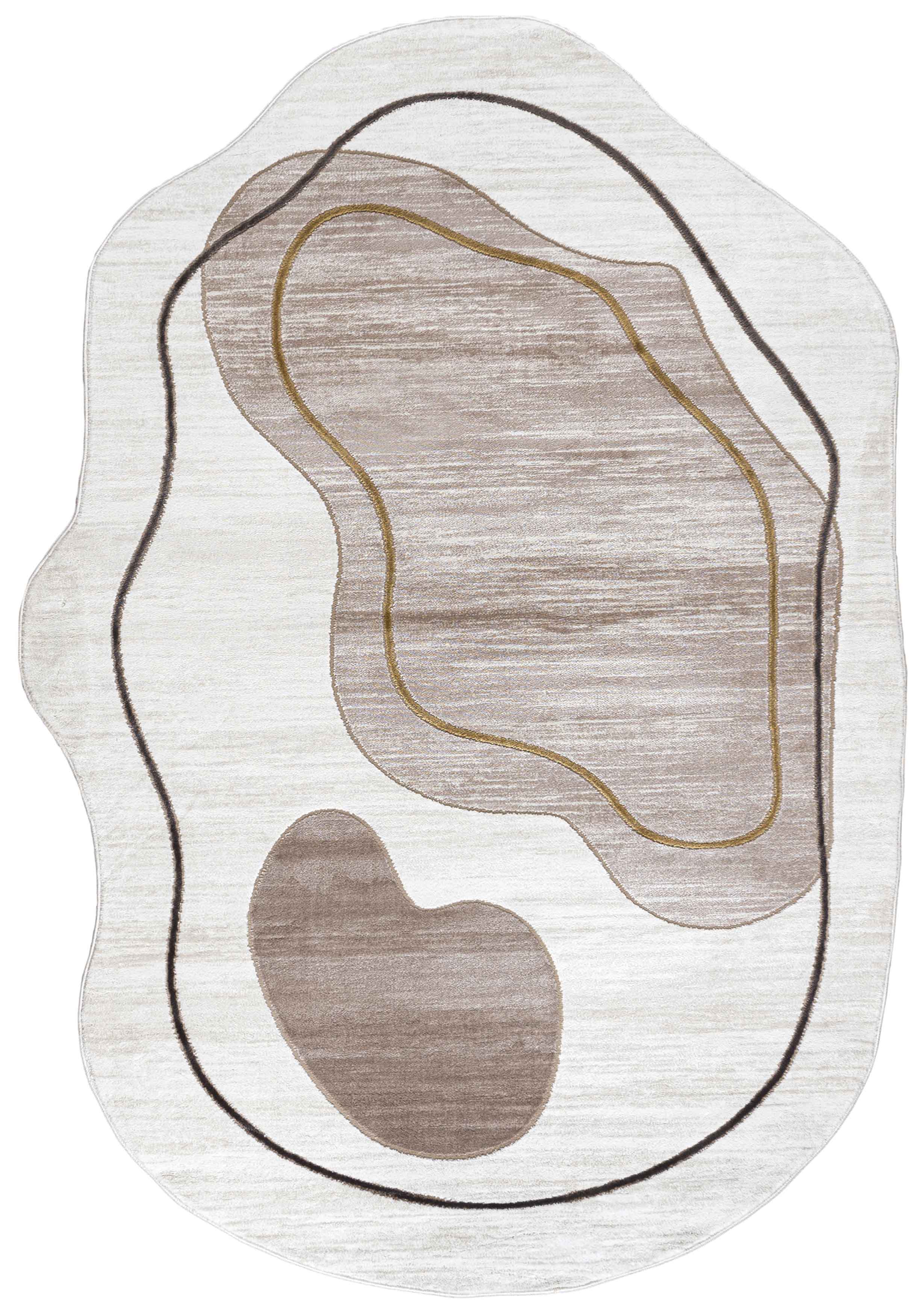 7706B SILALUX moquette - moderne, irrégulier, beige, blanc, écru, crème