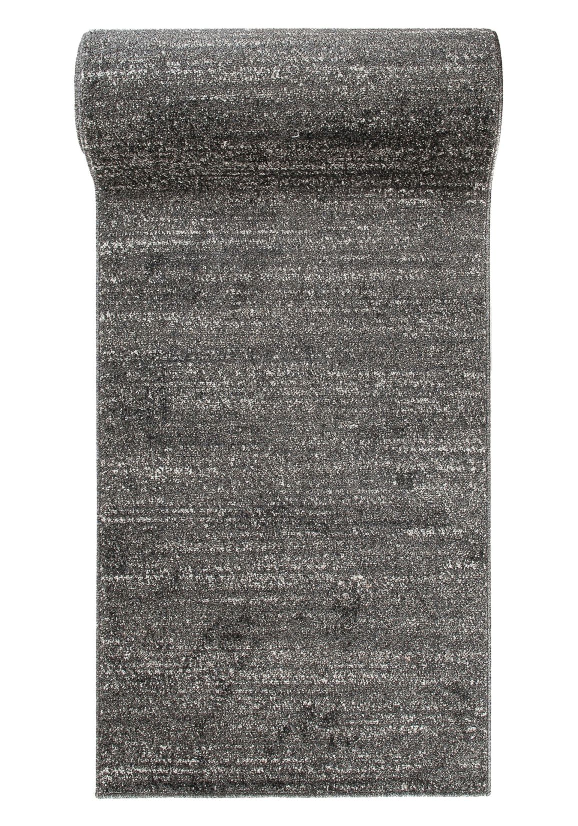 Tapis de passage  Au mètre SARI T006A BLACK - moderne, monochrome, noir, graphite, gris