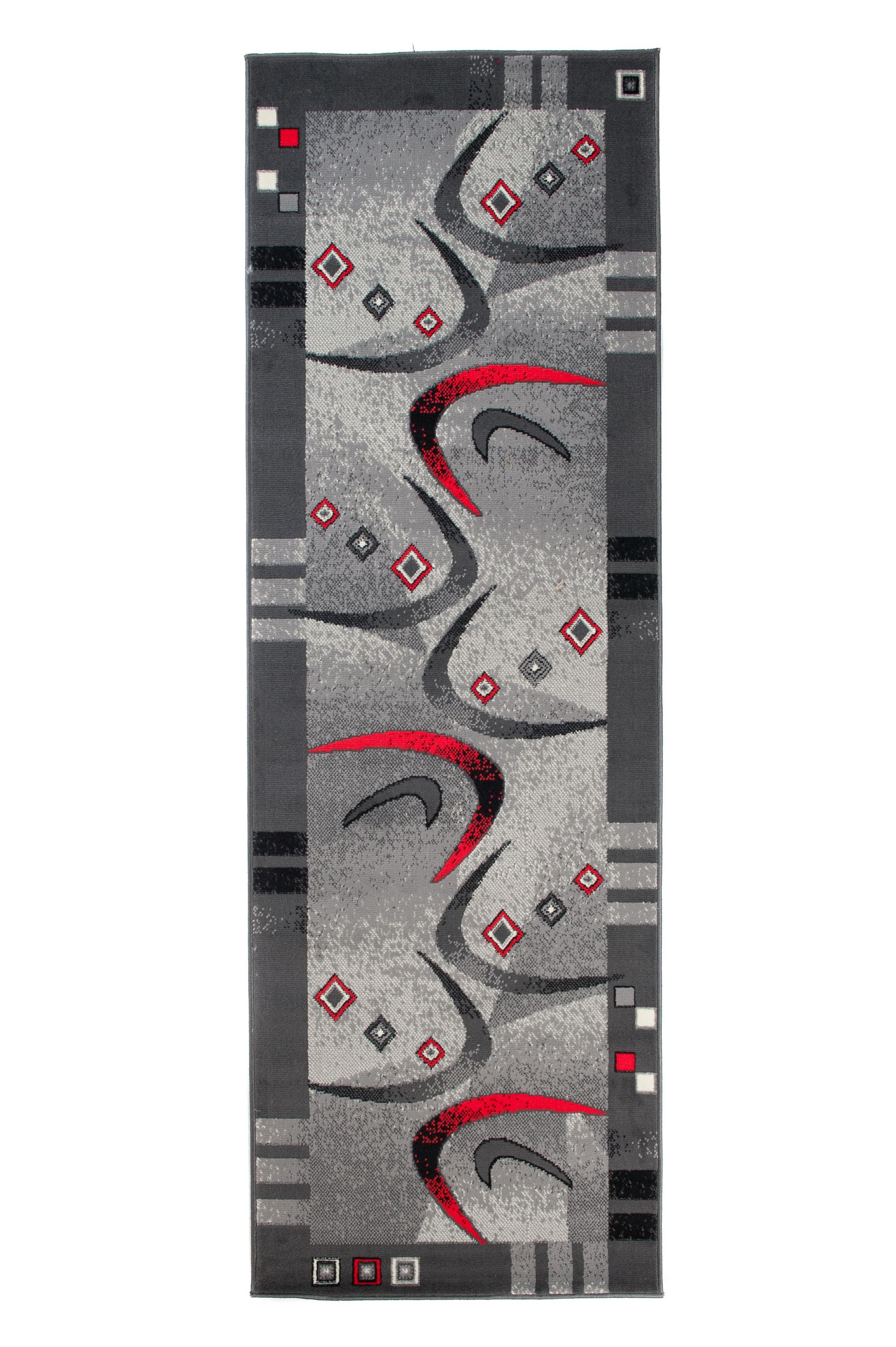 Tapis géométrique Modern Dream 4596A DARK GRAY - gris