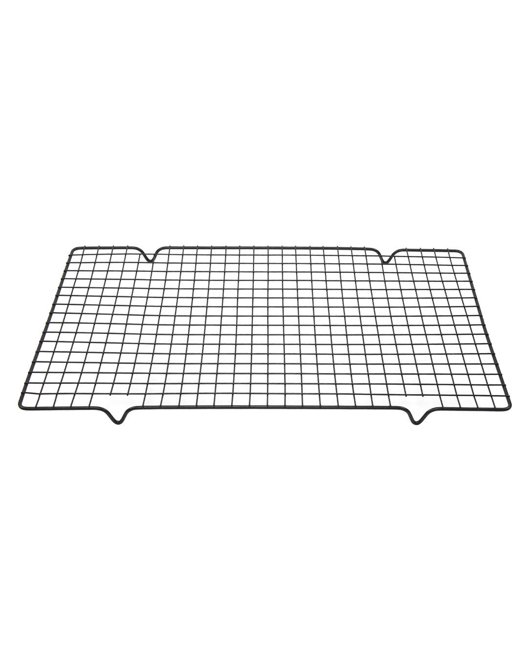 Grille métallique 45,5 x 25,5 cm pour refroidir gâteaux et pain - Forno Frado - noire