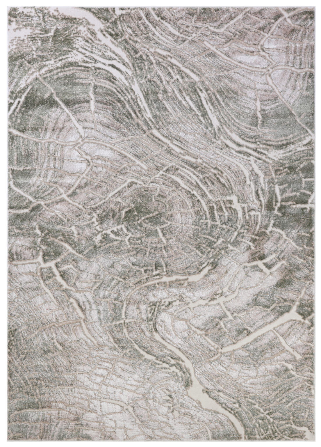 Tapis moderne - Teramo Verde - beige
