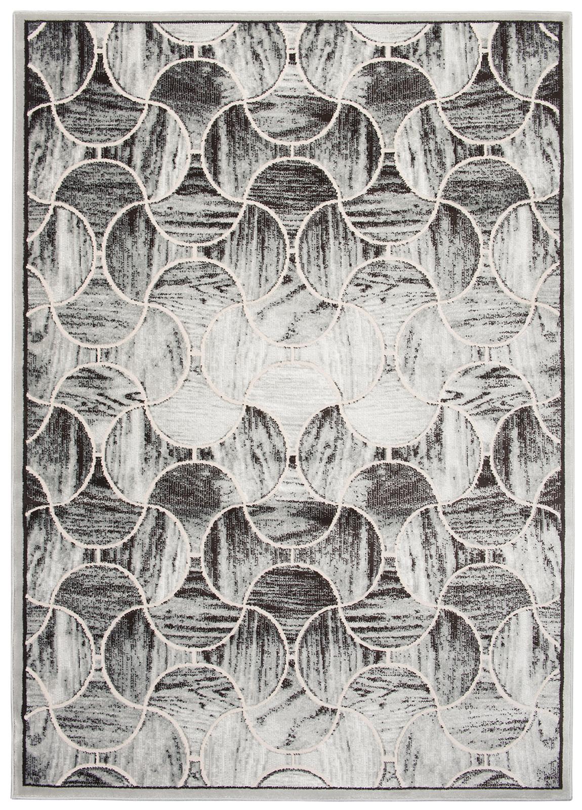 Tapis moderne Tango géométrique 70912 24383 - gris