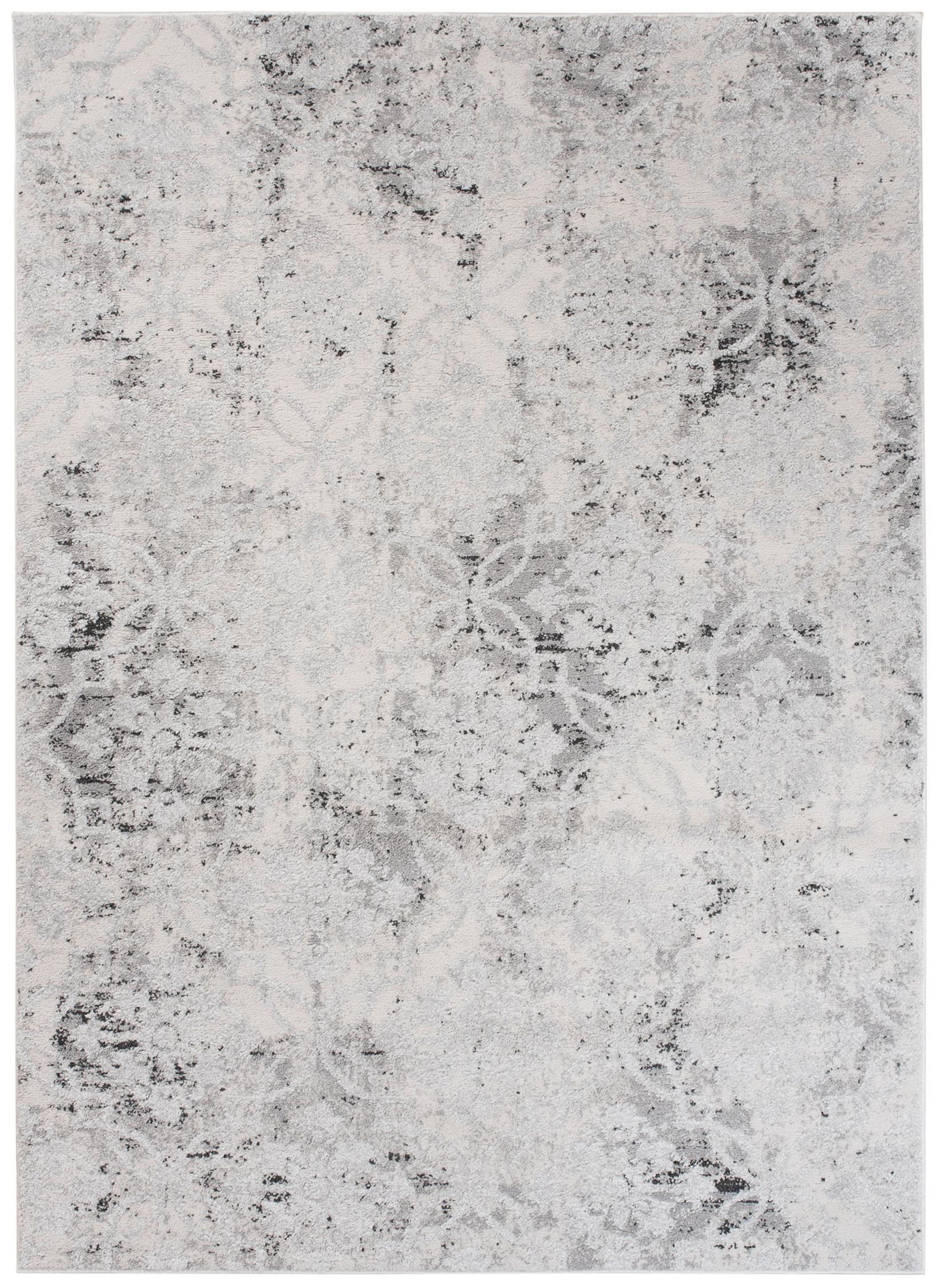 Tapis abstrait moderne Troya V475B COKME crème - beige, gris clair