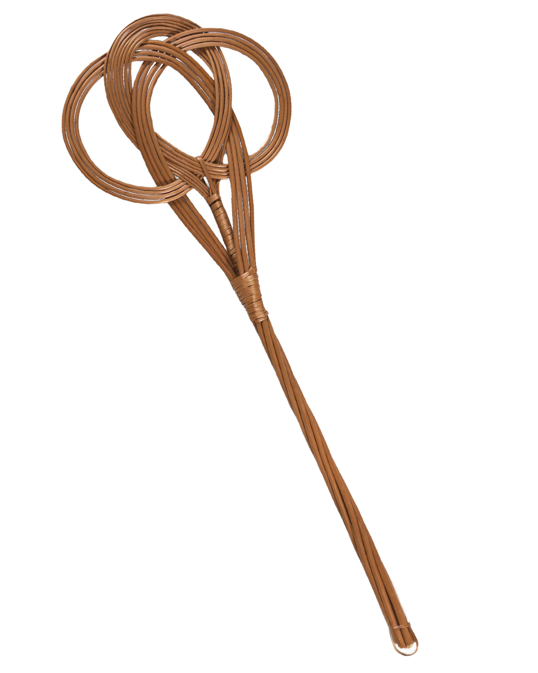 Batteur à tapis en osier 25 cm - Lindo Brown - grand, marron
