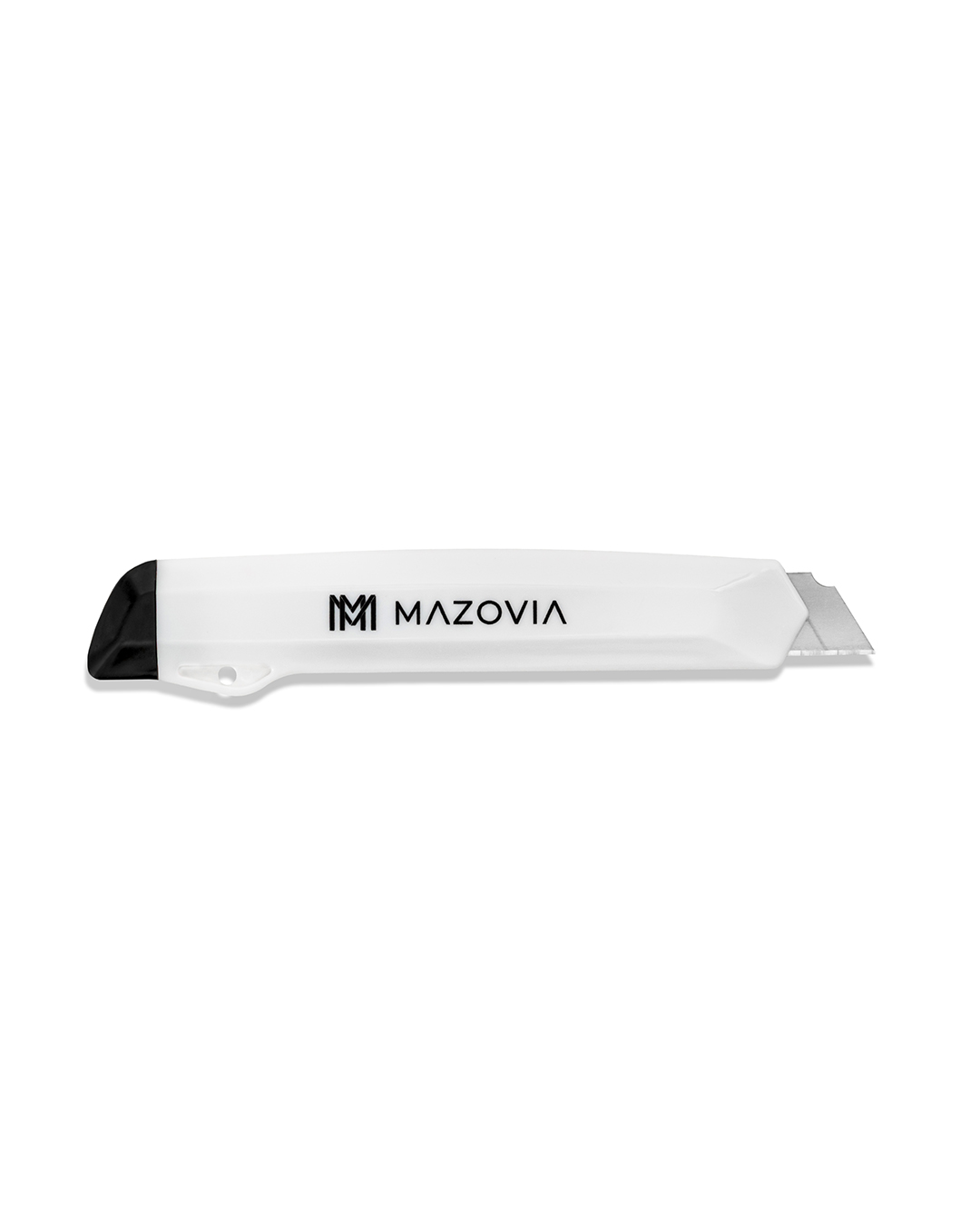 Cutter pour couper les revêtements de sol, gazon artificiel 15 cm x 2,5 cm - Ovia Tutto - blanc et noir, tranchant