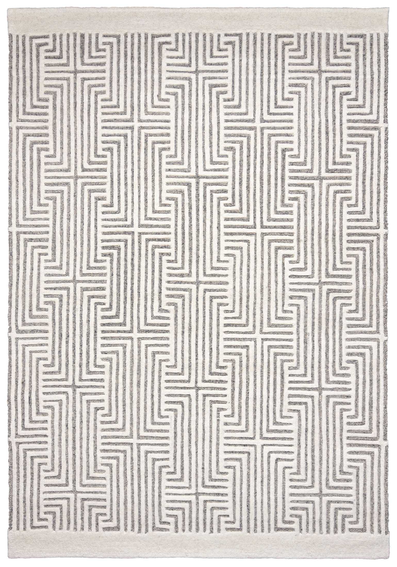 Tapis en laine ALSTER ASE-02 Crème, Beige