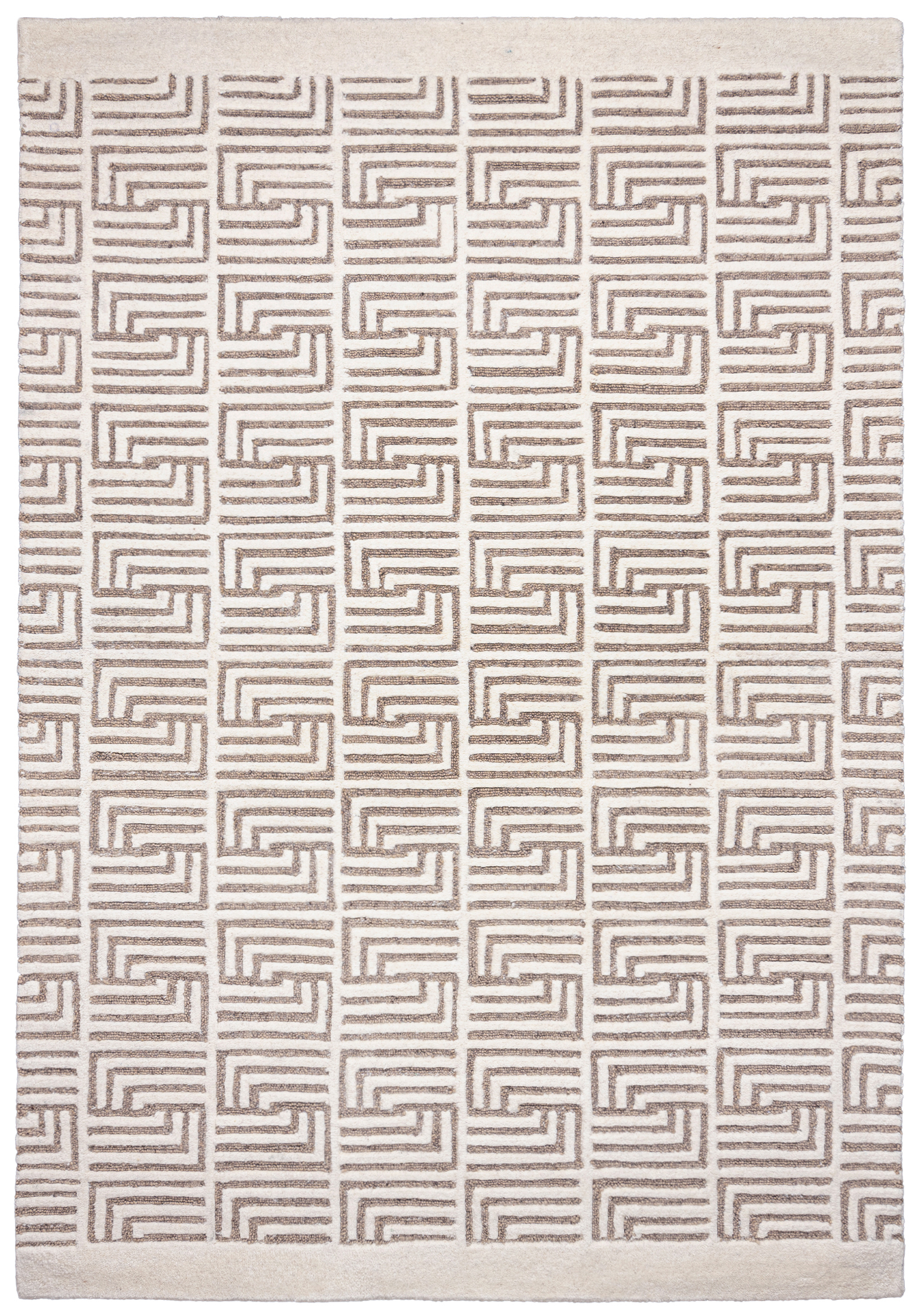 Tapis en laine ALSTER ASE-04 Crème, Beige