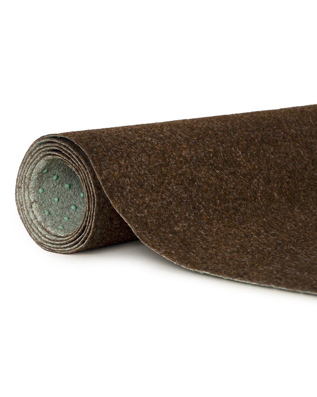 Gazon artificiel / Tapis 4 mm pour balcon, terrasse et jardin – Pemba – marron, antidérapant, imperméable, vendu au mètre