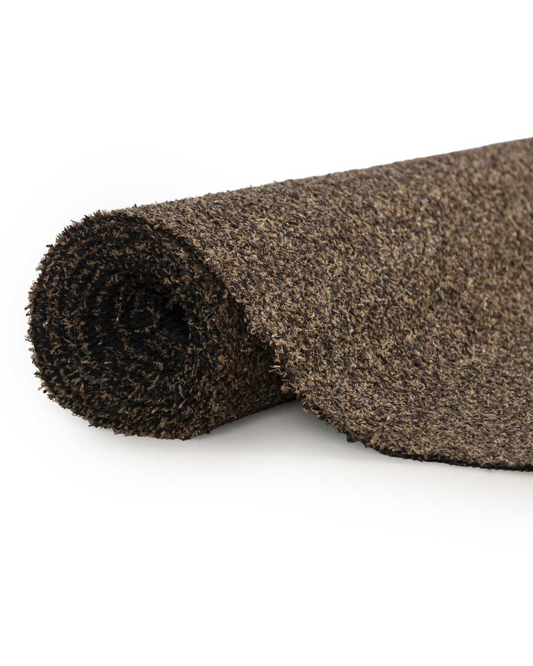 Gazon artificiel / Tapis 7 mm pour balcon, terrasse et jardin – Canyoo – marron, antidérapant, imperméable, vendu au mètre