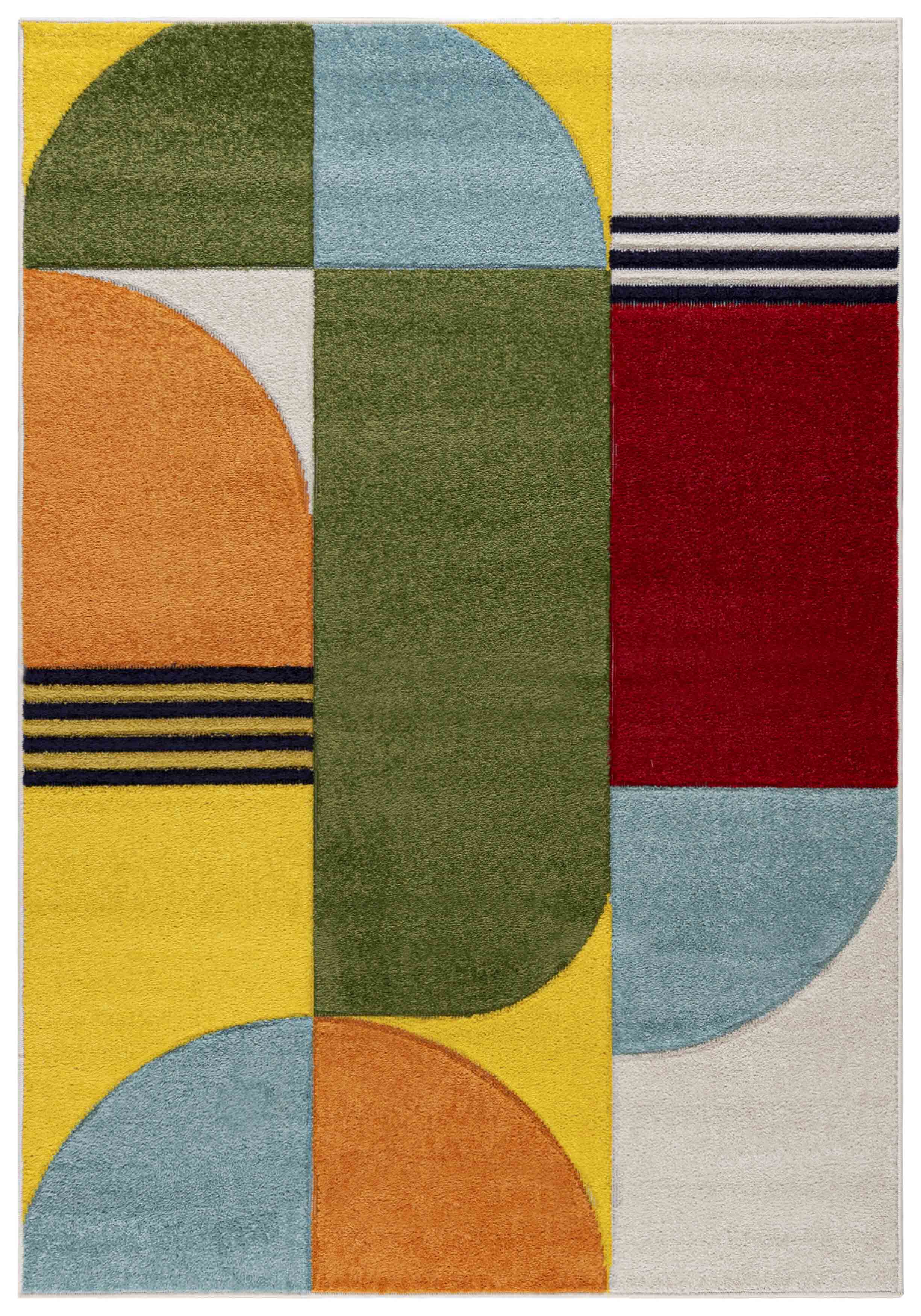 A094A ATLANTA moquette - moderne, géométrique, coloré