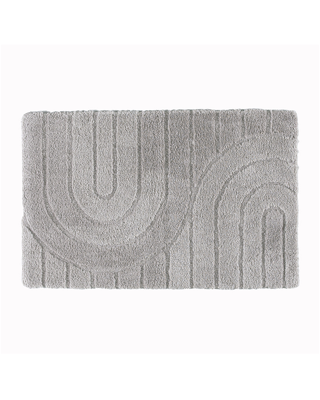 Tapis de bain gris, antidérapant - Toro Grigio