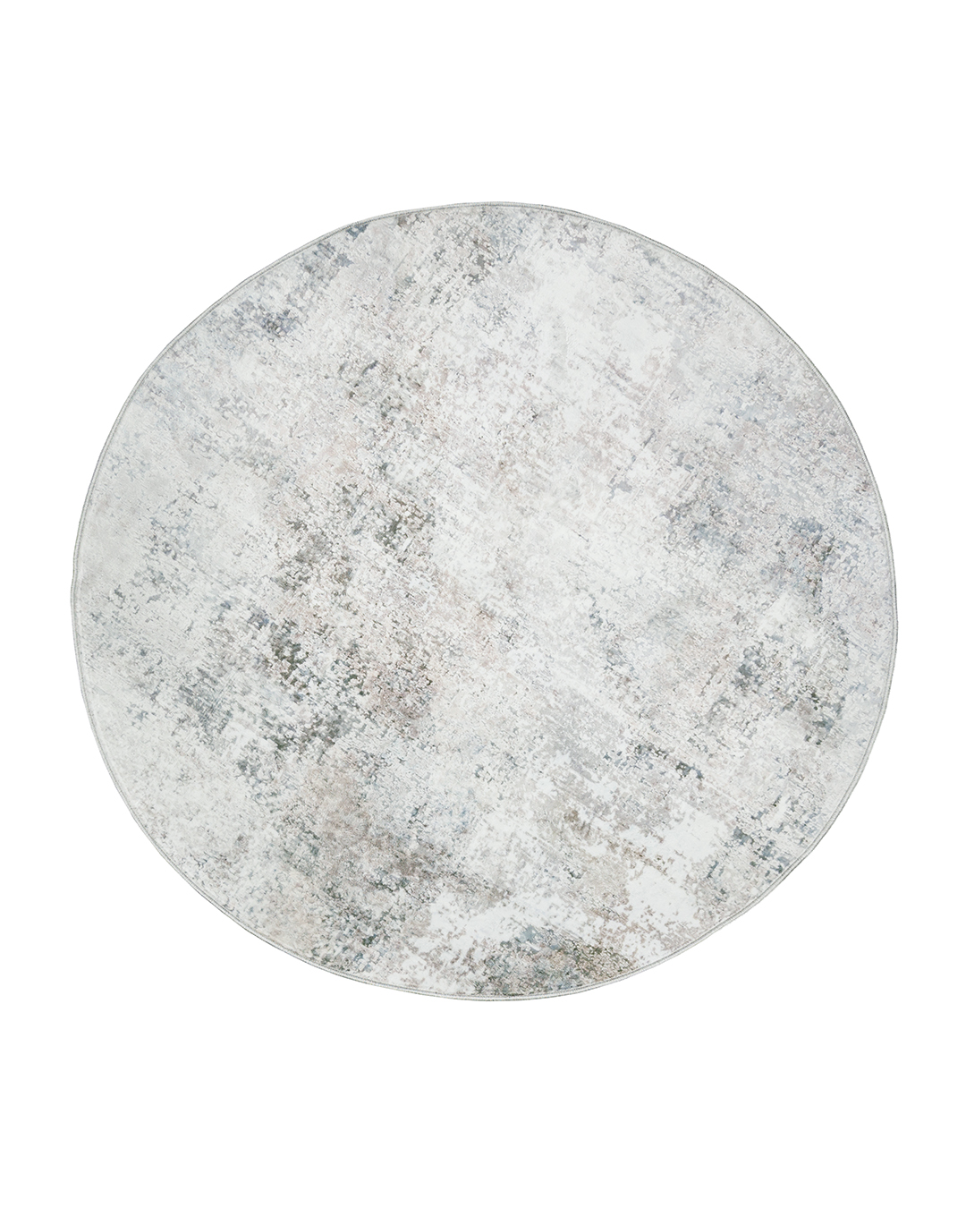 Tapis Moderne Abstrait Rond - Loja Terroso - gris