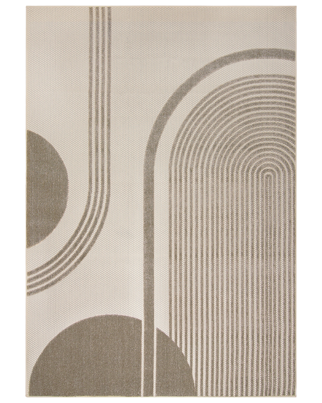 Tapis extérieur / intérieur, moderne - Fano Sera - marron, crème, imperméable, pour terrasse, balcon