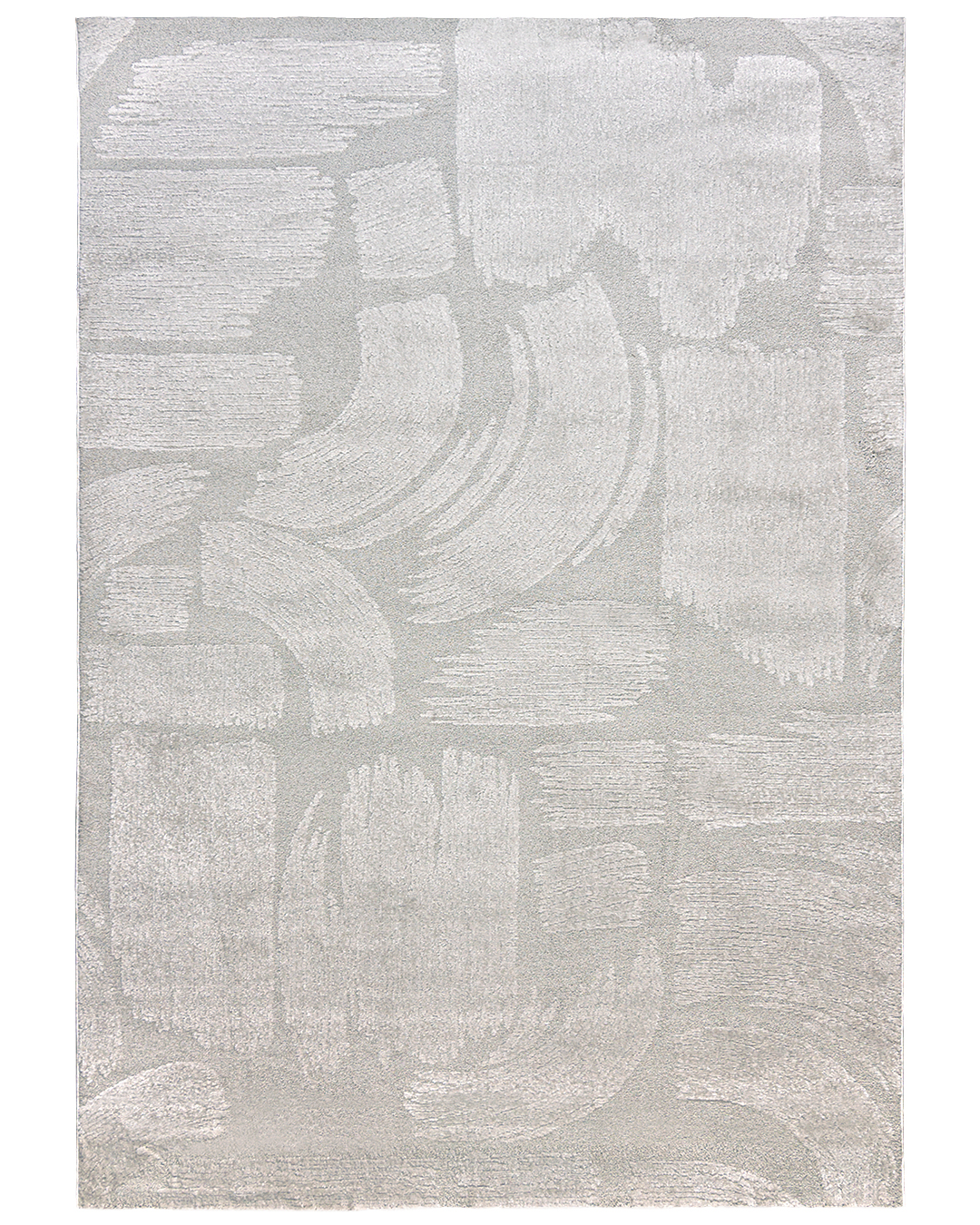 Tapis moderne abstrait - Lasarte Beleno - gris, poils mi-longs