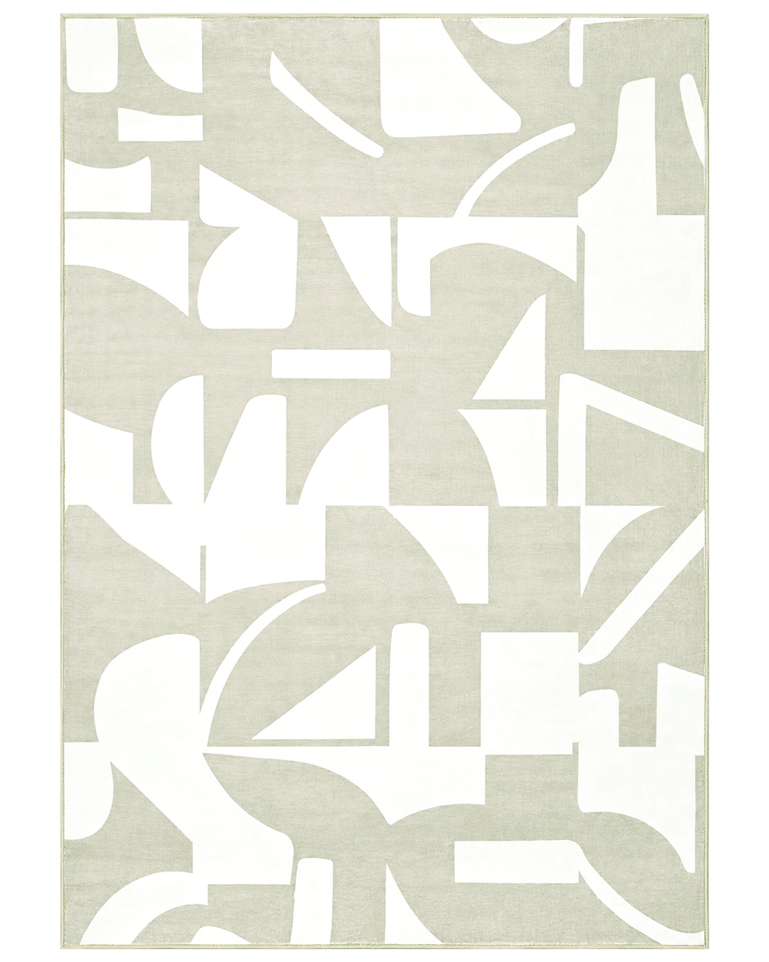 Tapis géométrique moderne - Monza Verto - beige, crème