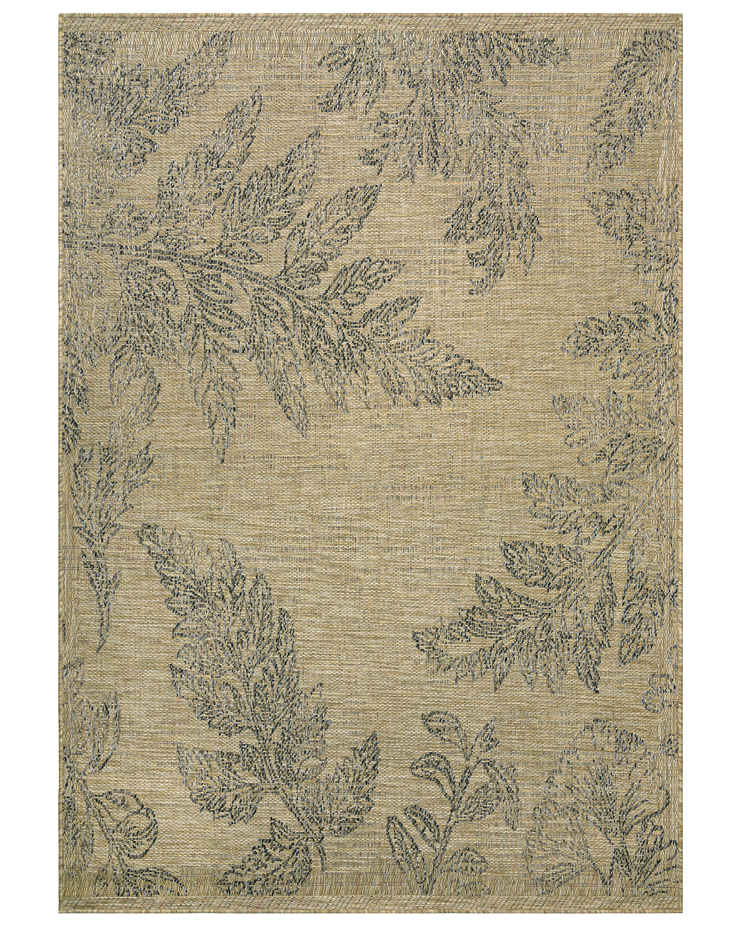 Tapis d'extérieur / d'intérieur, motif végétal - Pinto Suelo - beige, marron