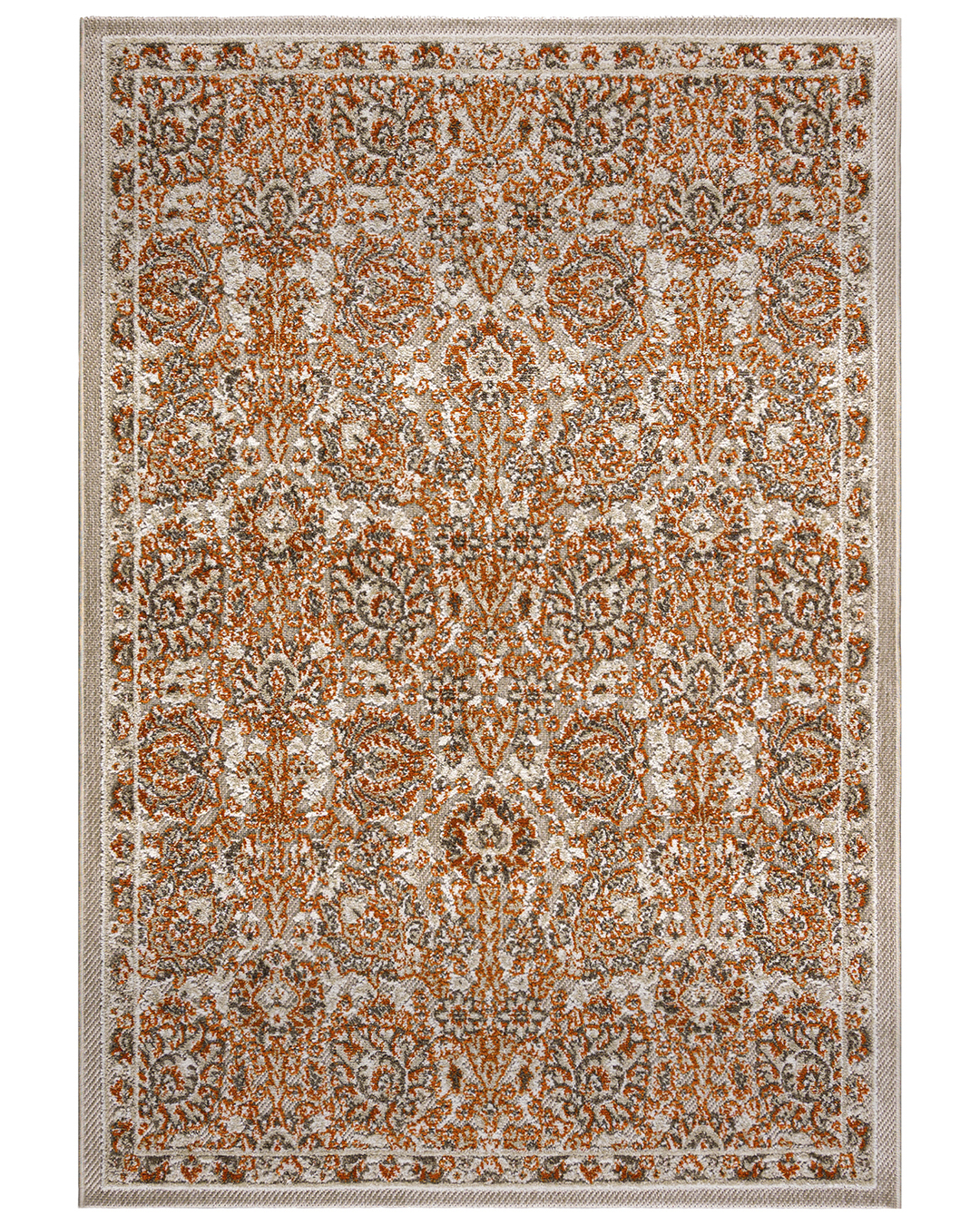Tapis d'intérieur / extérieur - Saronno Beige - orange, beige, imperméable