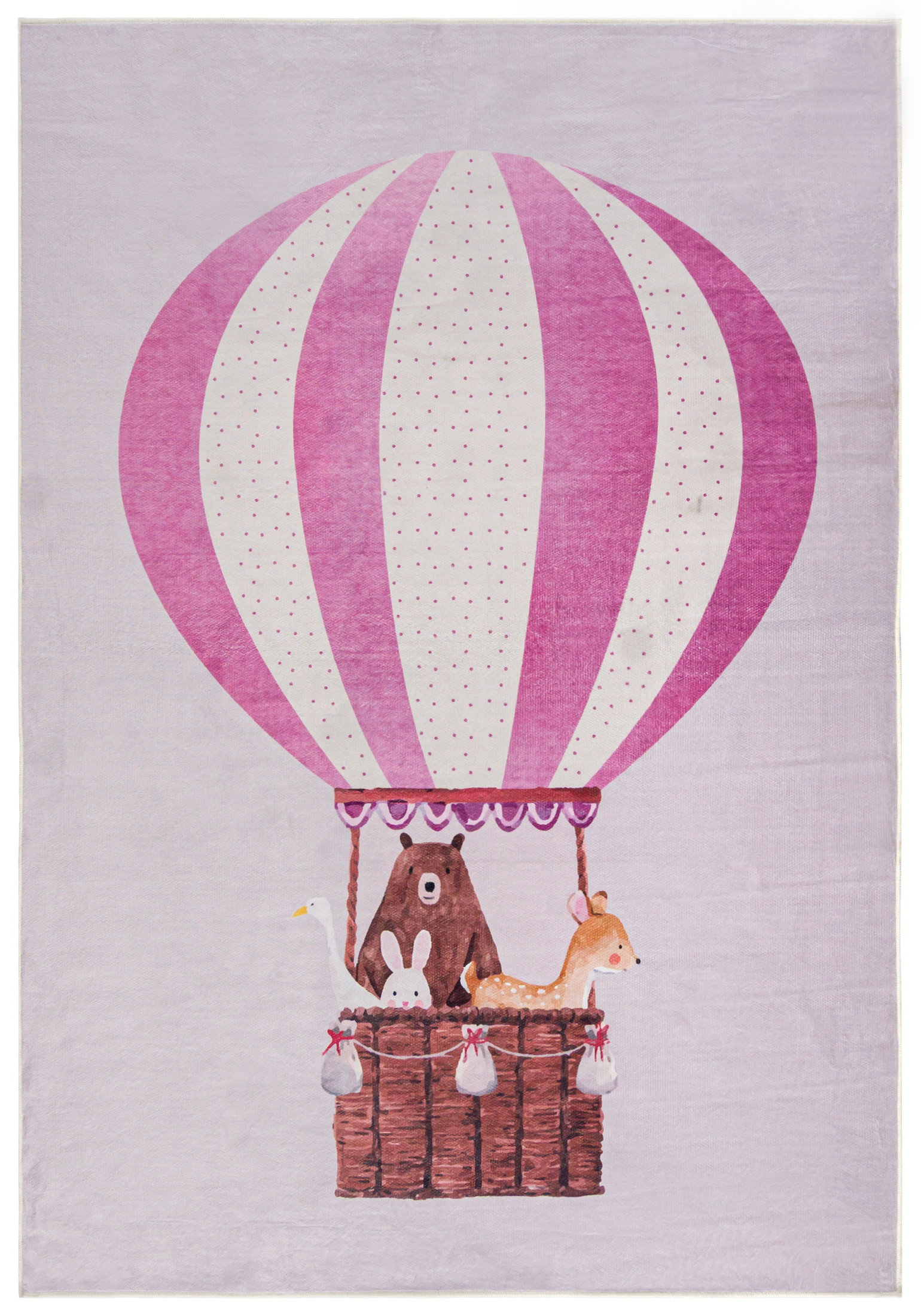 Tapis pour enfants - Bello Vento Rosa - ballon, rouge