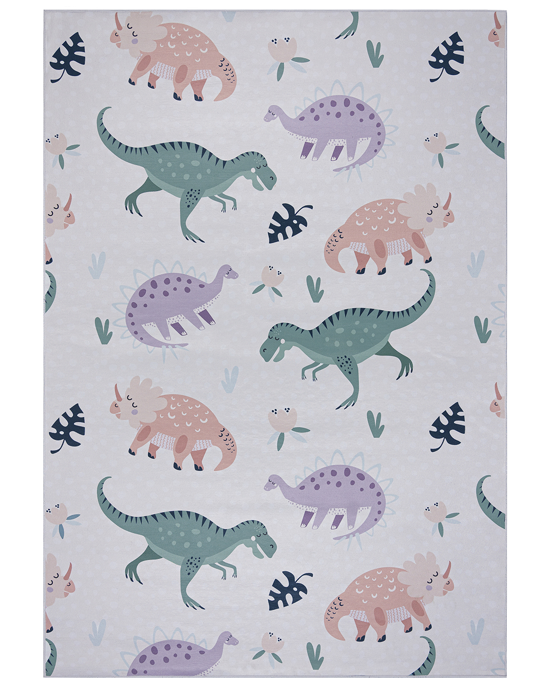 Tapis pour enfants – Animali Dino – dinosaures, animaux, multicolore
