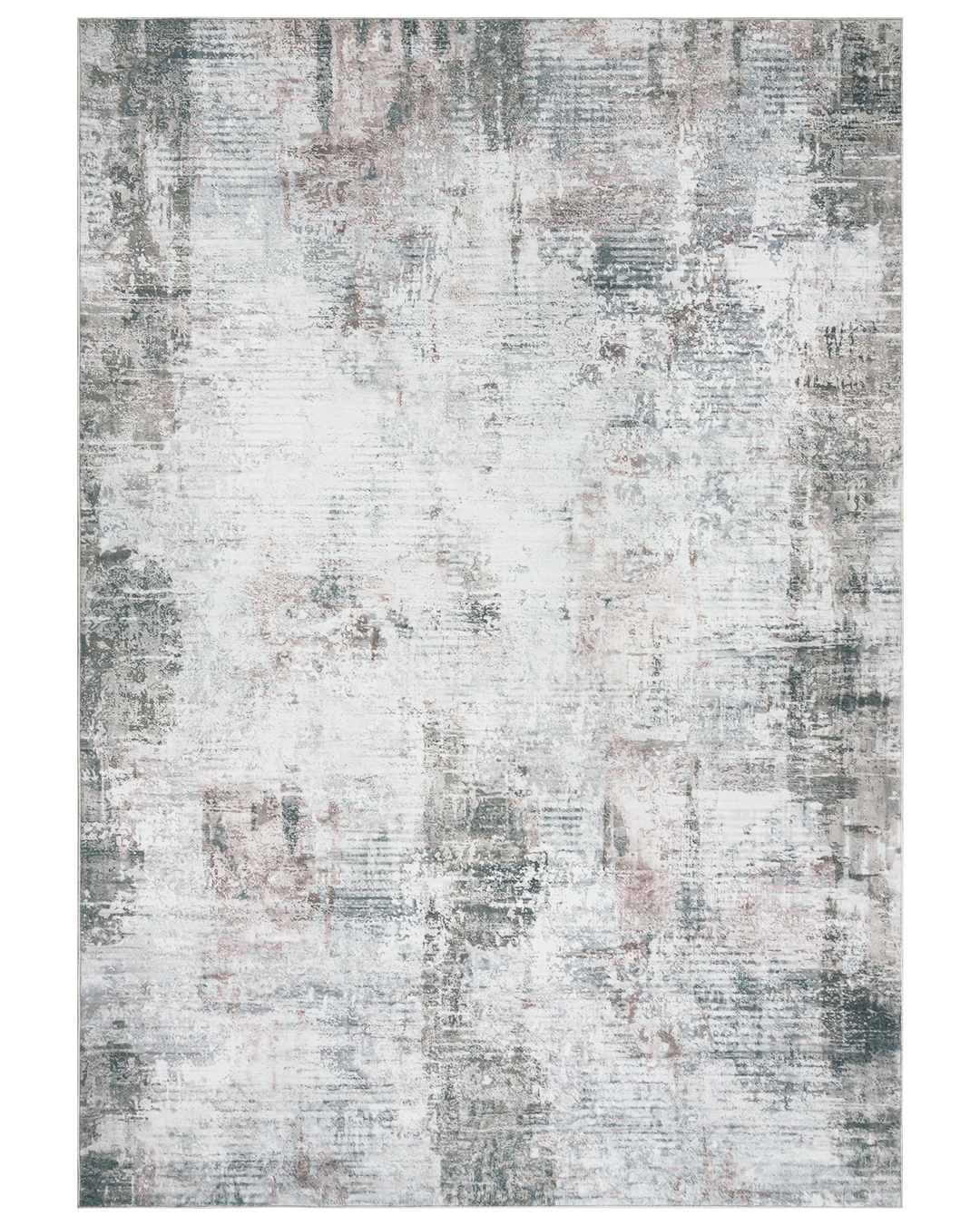 Tapis moderne - Vic taupe - gris, avec motif abstrait