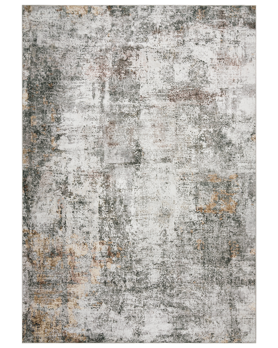 Tapis moderne - Vic Terroso - gris, avec motif abstrait