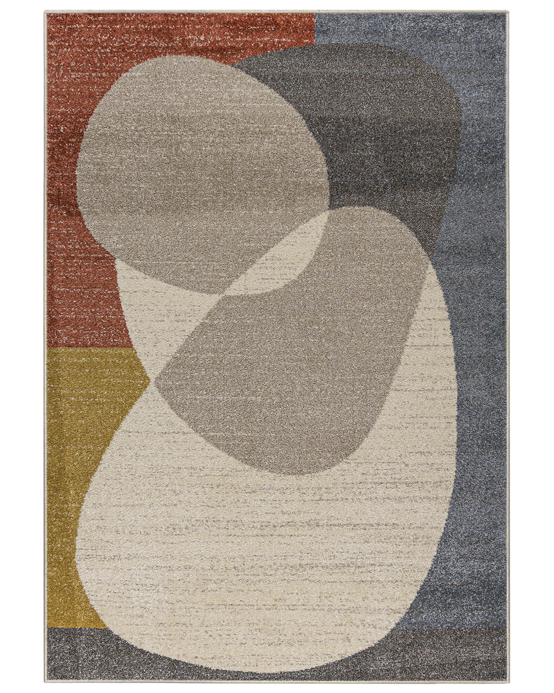 Moquette moderne - Lucy NP27L - gris, bleu, blanc