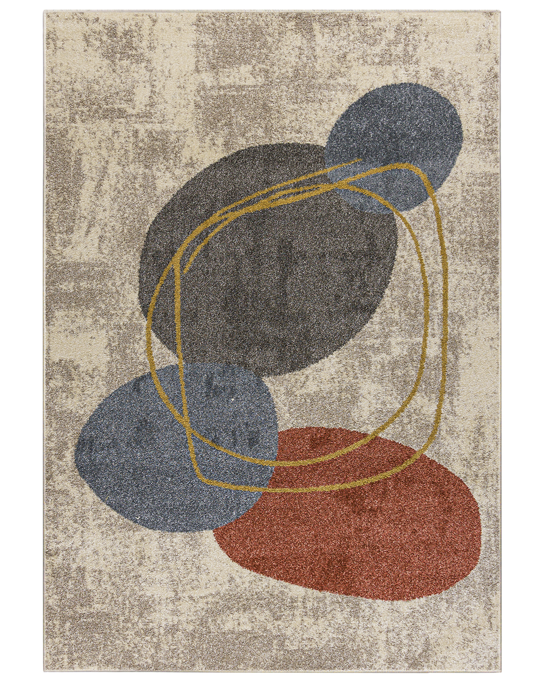 Tapis moderne - Lucy NP34E - beige, gris, marron